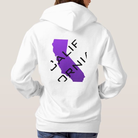 State/Women's Basic Hooded Sweatshirt/California Hoodie (Achterkant)