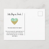 *~* STATE WYOMING - Beweging - Nieuw Adres Aankondigingskaart (Achterkant)