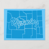 State Wyoming Briefkaart (Voorkant)