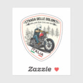 Statelijke weg 48 van de Dolomieten 1 Sticker (Vel)