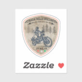 Statelijke weg 48 van de Dolomieten Sticker (Vel)