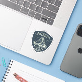 Statelijke weg 48 van de Dolomieten Sticker (Laptop met iPhone)