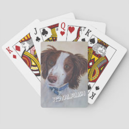 STATELY AUBURN SETTER MIX POKERKAARTEN