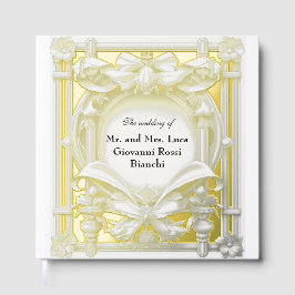 Stately Gold Motif Atelier, bruiloft Folie gastenb Gastenboek