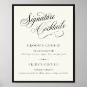 STATELY Signature Cocktails Wedding Poster (Voorkant)