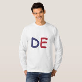 StateMeant USA Delaware DE T-shirt (Voorkant volledig)