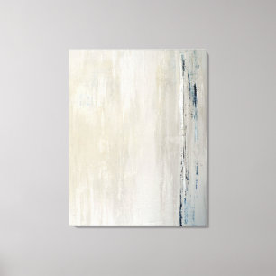 'Statement' Beige Abstract Art Canvas afdrukken