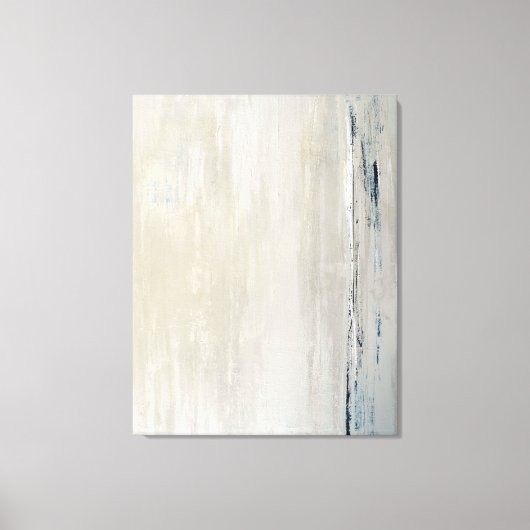 'Statement' Beige Abstract Art Canvas Print (Voorkant)