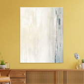 'Statement' Beige Abstract Art Canvas Print (Insitu (Woonkamer))