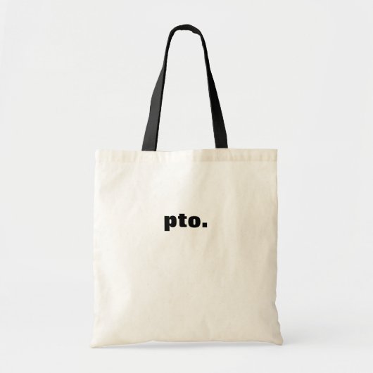 Statement Canvas tas (Voorkant)