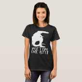 Statement Dinosaur Valentine's Day Heart T-shirt (Voorkant volledig)