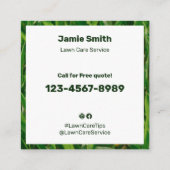 Statement Garden Maintenance Logo QR Code  CTA  Vierkante Visitekaartje (Achterkant)