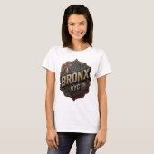 Statement Gold BRONX NYC Custom T-shirt (Voorkant volledig)