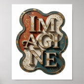 Statement Gold IMAGINE Statement Design Poster (Voorkant)