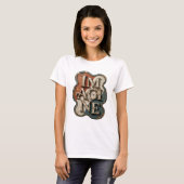 Statement Gold IMAGINE Statement Design T-shirt (Voorkant volledig)