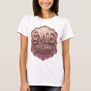 Statement Goud ABSTRACTE KUNST Artistiek Motief T-shirt