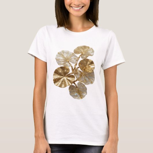 Statement Goud ABSTRACTE KUNST Statement T-shirt (Voorkant)