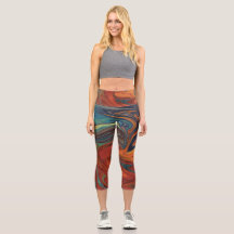 Statement-Making Waterverf Beste Leggings