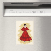 Statement Red Look with Dreamy Yellow Scene Magneet (Insitu (Vaatwasser))