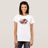 Statement Rood ABSTRACTE KUNST Grafische T-shirt (Voorkant volledig)