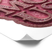 Statement Roze FAMOUS Design Poster (Hoek)