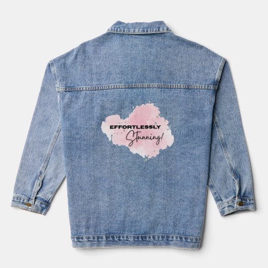 Statement Style Denim Jacket (Achterkant)