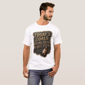 Statement VANDAAGSE DOELEN BIJSLUITEN HEBBEN LOL T-shirt (Voorkant volledig)
