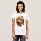 Statement Zilver ABSTRACTE KUNST Kunstprint v3 T-shirt (Voorkant volledig)