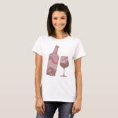Statement Zilver ABSTRACTE KUNST Modern Design v3 T-shirt (Voorkant volledig)