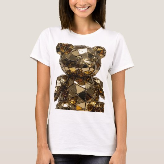 Statement Zilver ABSTRACTE KUNST Ontwerp v2 T-shirt (Voorkant)