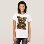 Statement Zilver ABSTRACTE KUNST Ontwerp v2 T-shirt (Voorkant volledig)