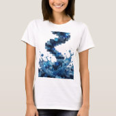 Statement Zilver ABSTRACTE KUNST Statement T-shirt (Voorkant)