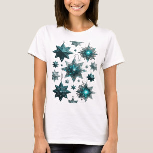 Statement Zilveren BLUE STAR ORNAMENTS Custom T-sh T-shirt