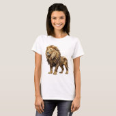 Statement Zilveren LION KING Print T-shirt (Voorkant volledig)