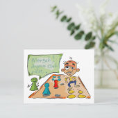 Statementkarte "Mensch ärgere dich nicht" Briefkaart (Staand voorkant)