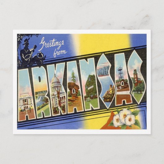 Staten Arkansas Briefkaart (Voorkant)