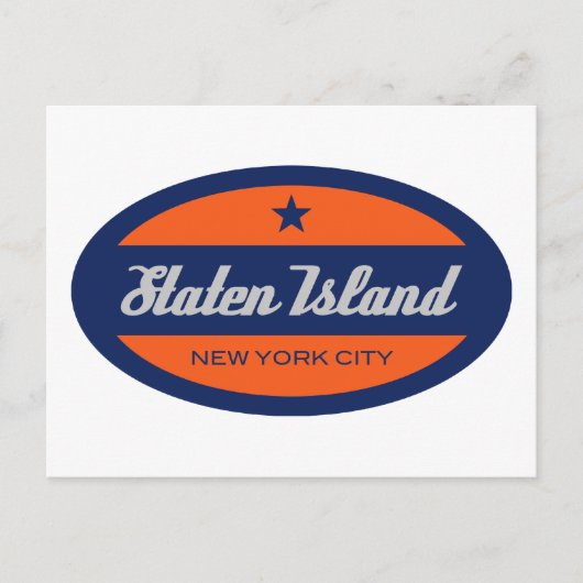 *Staten Island Briefkaart (Voorkant)