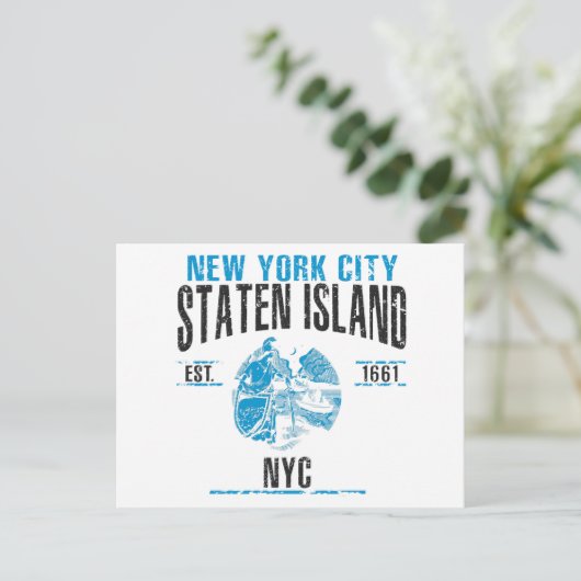 Staten Island Briefkaart (Staand voorkant)