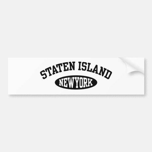 Staten Island Bumpersticker (Voorkant)