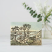 Staten Island en de Narrows van Fort Hamilton Briefkaart (Staand voorkant)