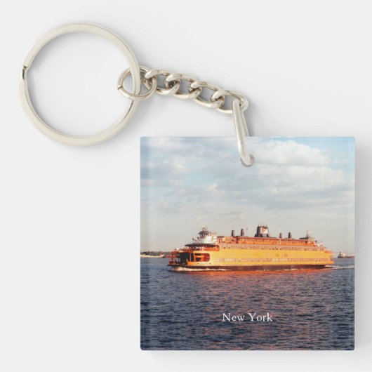 Staten Island Ferry acrylkey chain Sleutelhanger (Voorkant)