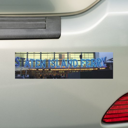 Staten Island Ferry Bumpersticker (Op auto)