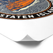 Staten Island Ferry – Doortocht bij dageraad Poster (Hoek)