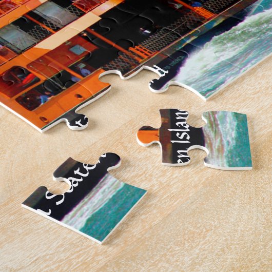 Staten Island Ferry. Jigzaag Puzzle Legpuzzel (Zijkant)