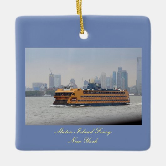 Staten Island Ferry Keramisch Ornament (Voorkant)