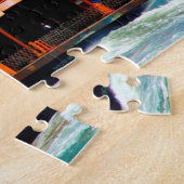 Staten Island Ferry. Kerstgroeten Legpuzzel (Zijkant)