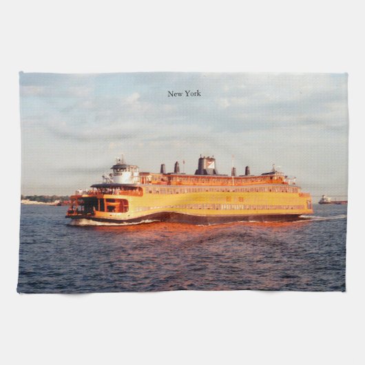 Staten Island Ferry keukenhanddoek (Horizontaal)