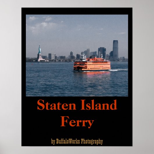 Staten Island Ferry Poster (Voorkant)
