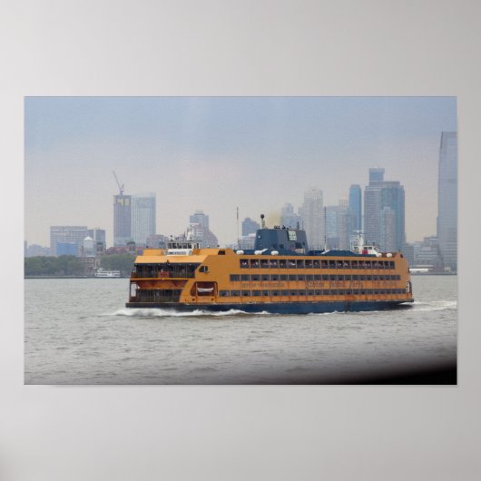 Staten Island Ferry Poster (Voorkant)