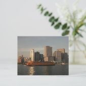 Staten Island Ferry & Twin Towers in Memoriam uitz Briefkaart (Staand voorkant)